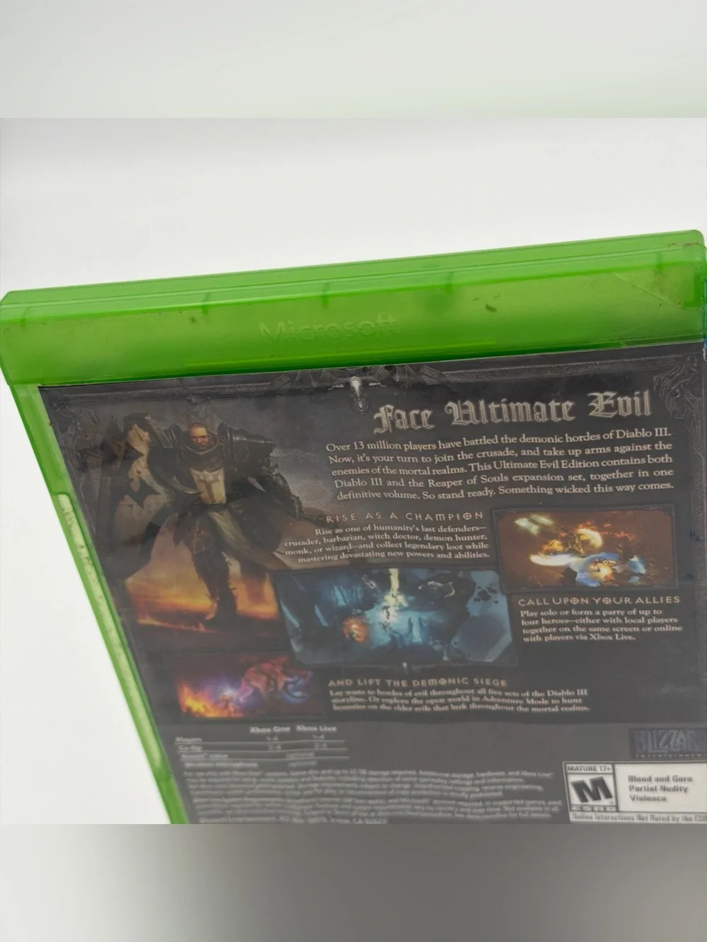 Blizzard Diablo III: Reaper of Souls - Xbox One (Black)
